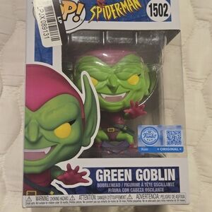 Funko Pop! Marvel Spider-Man Green Goblin #1502 Bobblehead New In Box Collect